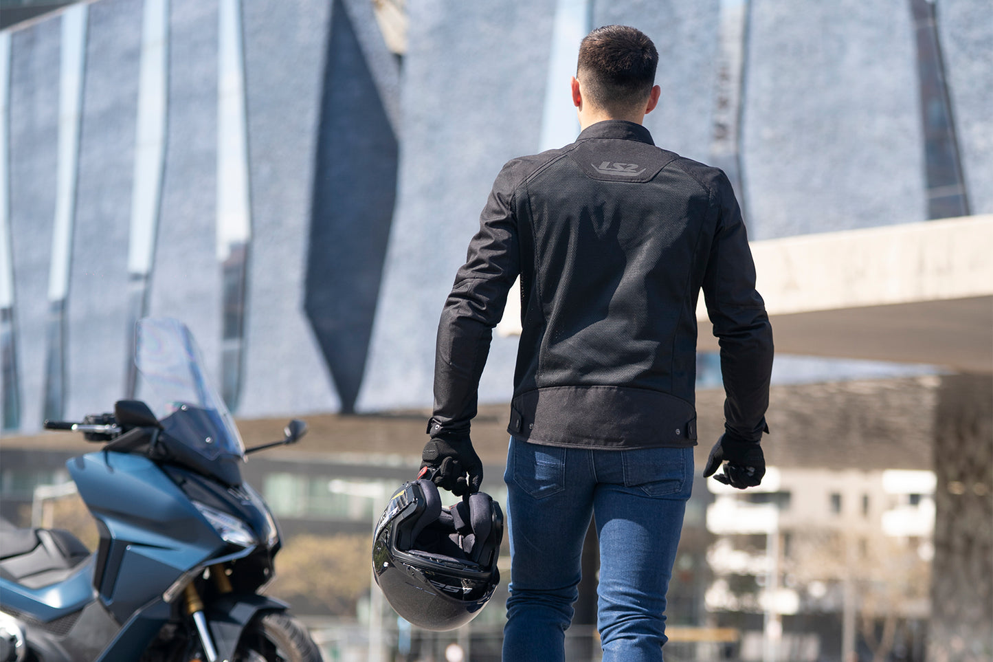 LS2 JACKET BREEZE MAN BLACK
