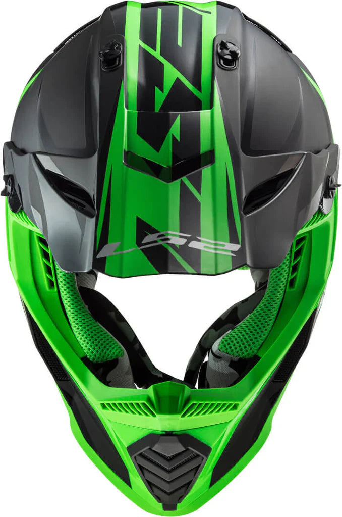 MX437 FAST EVO ROAR MATT GLOSS BLACK GREEN
