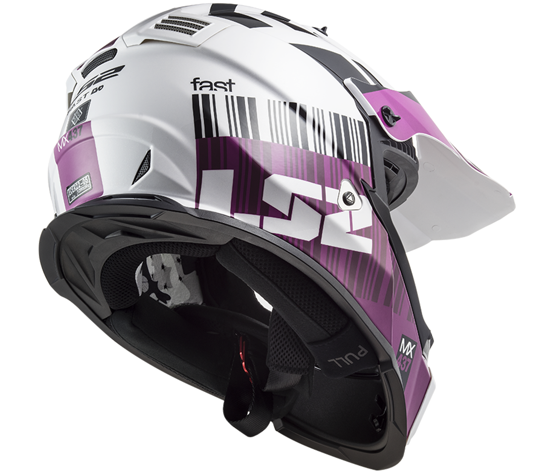 MX437 FAST EVO XCODE WHITE PURPLE