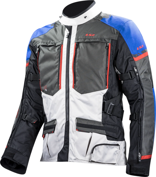 LS2 JACKET NORWAY MAN BLUE BLACK GREY RED