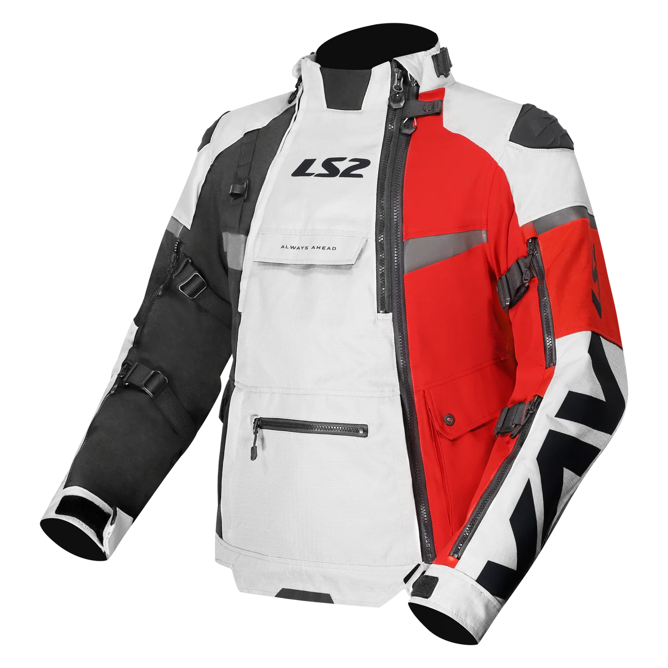 X-MASTER JACKET BLACK GREY RED
