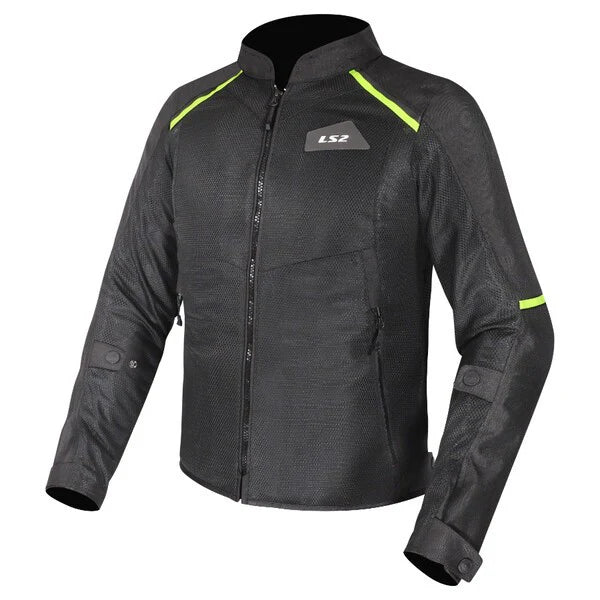 LS2 JACKET BREEZE MAN BLACK HI VIZ YELLOW