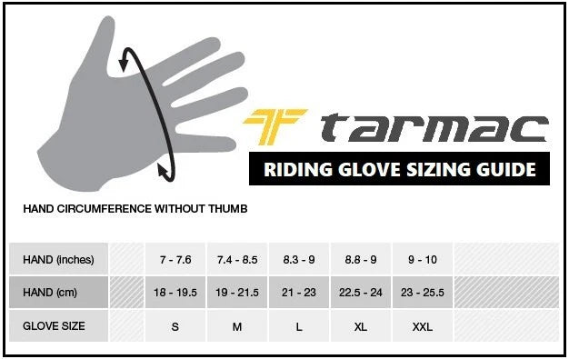 TARMAC TEX II BLACK GLOVE