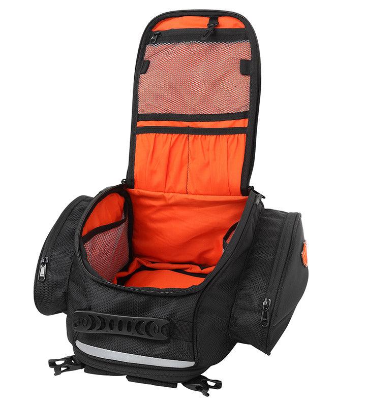 Guardian Gears Jaws Magnetic 28L Tank Bag – Secure Fit & Expandable. Rain Cover Included.