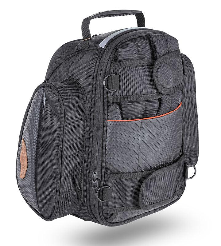 Guardian Gears Jaws Magnetic 28L Tank Bag – Secure Fit & Expandable. Rain Cover Included.