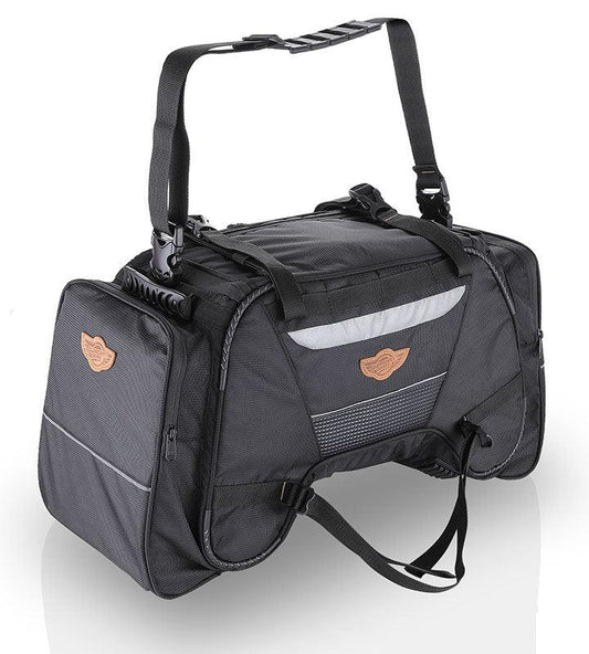 Guardian Gears Rhino Mini 50Ltrs Tail Bag with Waterproof Rain Cover. Fits on All Motorcycles.