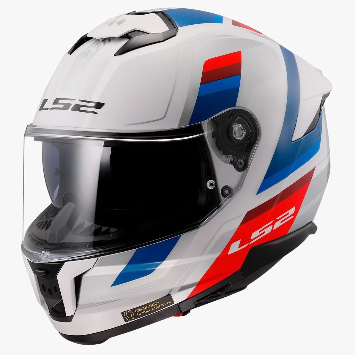 LS2 FF320 STREAM II VINTAGE WHITE BLUE RED-06