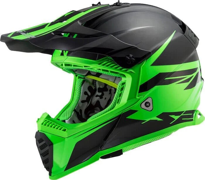 MX437 FAST EVO ROAR MATT GLOSS BLACK GREEN