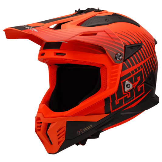 MX437 FAST II DUCK H-V ORANGE RED