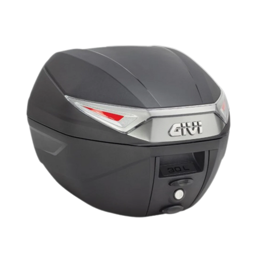 GIVI 30 LTR MONO-LOCK TOP CASE WITH GREY REFLECTOR
