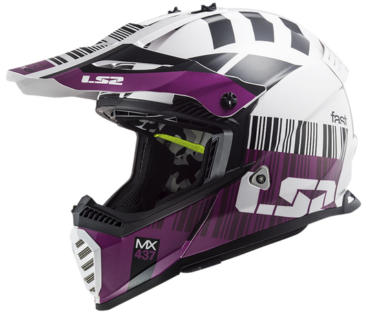 MX437 FAST EVO XCODE WHITE PURPLE